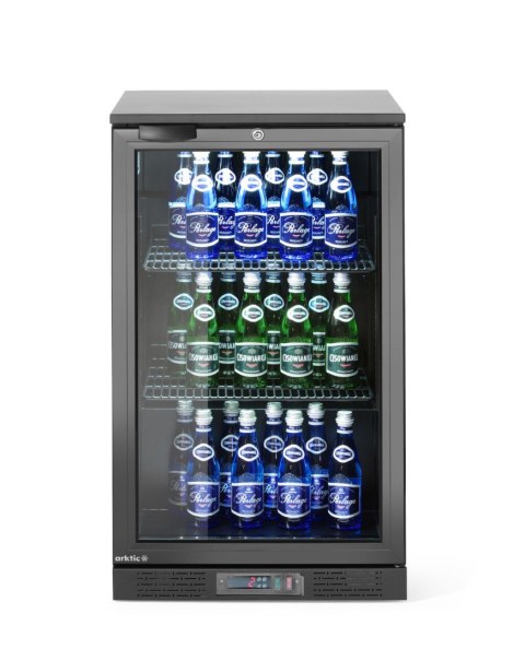 Lodówka barowa 1-drzwiowa czarna 86 l 230V 500x530x870 mm HENDI Arktic 236871