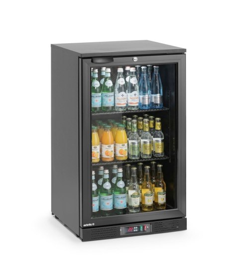 Lodówka barowa 1-drzwiowa czarna 86 l 230V 500x530x870 mm HENDI Arktic 236871