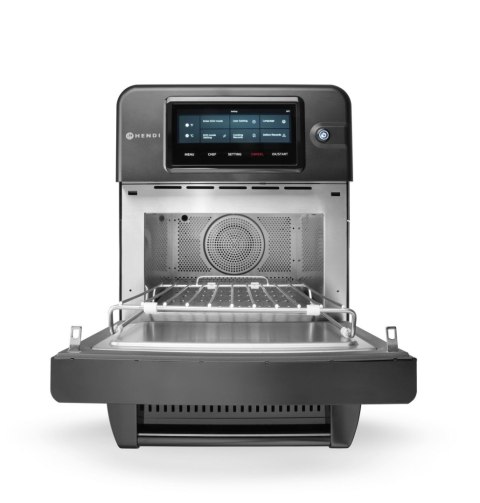Piec konwekcyjno-mikrofalowy CombiTurbo 18l czarny 3000W Hendi 281277