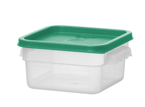 Pojemnik na żywność z podziałką kwadratowy przezroczysty 1,9 l Hendi 870907
