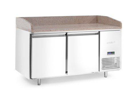 Stół chłodniczy do pizzy 2-drzwiowy blat granitowy Arktic 250 l Hendi 220245