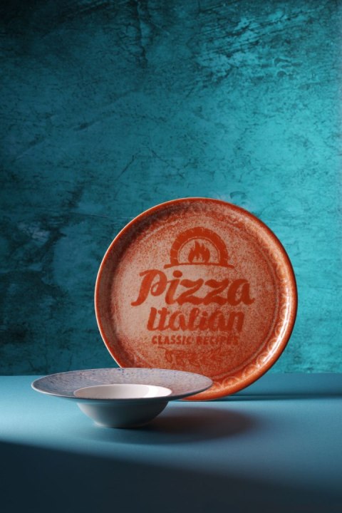 Talerz do pizzy Recipe Collection Brick Red czerwony ø330 mm Hendi 778944