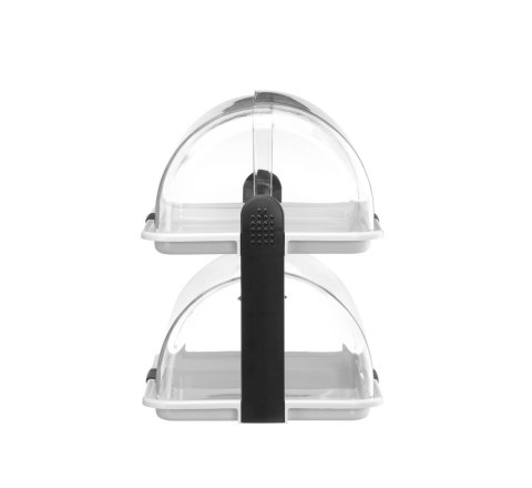 Witrynka Roll-Top podwójna na ciasta i przekąski 380x260 mm Hendi 871768