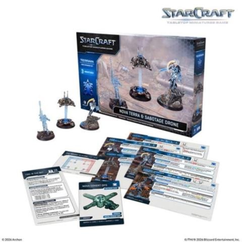 GRA STARCRAFT: NOVA TERRA - TERRAN - HERO EXPANSION SET (EN) -dodatek - W3 ARCHON