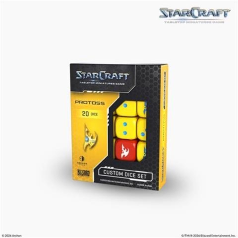 GRA STARCRAFT: PROTOSS CUSTOM DICE SET (EN) - ARCHON