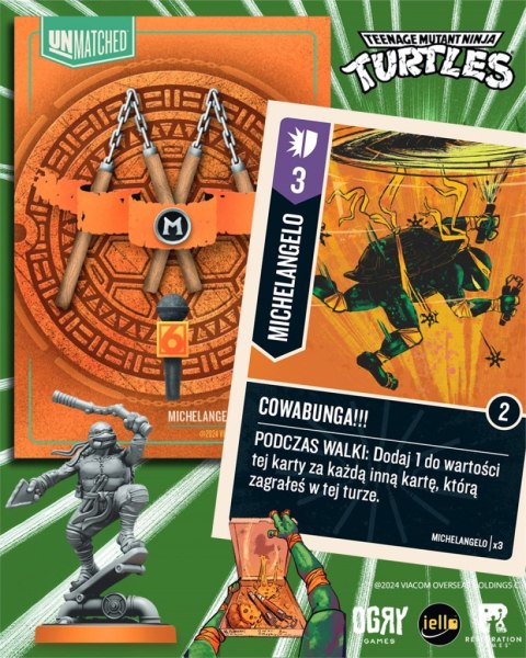 GRA UNMATCHED: ADVENTURES TMNT - podstawa - OGRY GAMES