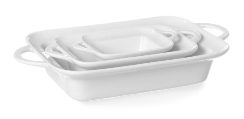 Półmisek prostokątny porcelanowy do serwowania dań 100x140x45 mm Hendi 784105