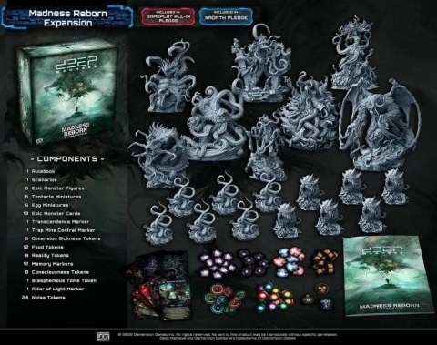 GRA DEEP MADNESS: ODRODZENIE SZALEŃSTWA - dodatek CZACHA GAMES