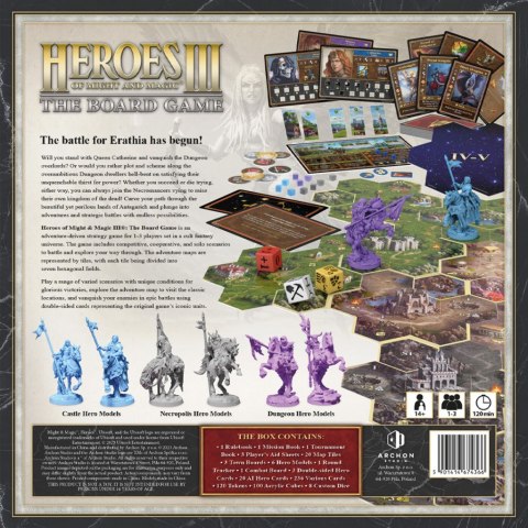GRA HEROES OF MIGHT AND MAGIC III: GRA PLANSZOWA podstawa (PL) - ARCHON