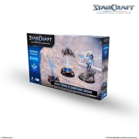 GRA STARCRAFT: NOVA TERRA - TERRAN - HERO EXPANSION SET (EN) -dodatek - W3 ARCHON