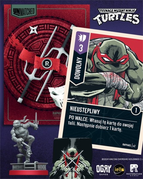 GRA UNMATCHED: ADVENTURES TMNT - podstawa - OGRY GAMES