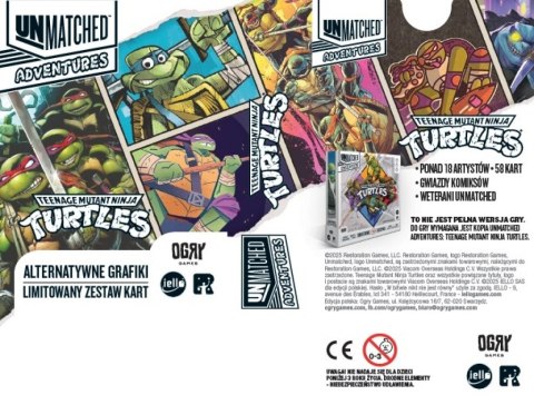 GRA UNMATCHED: ADVENTURES TMNT - podstawa - OGRY GAMES