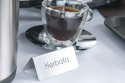 Tabliczki informacyjne "gorąca woda / herbata / kawa"
