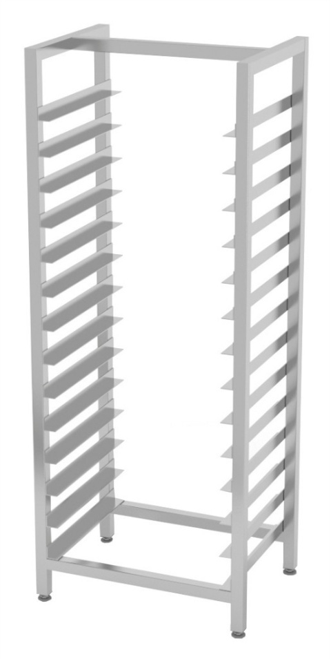 Regał Nierdzewny Gastronomiczny na Pojemniki 14x Gn 2/1 Polgast 362114