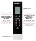 Piec konwekcyjno-parowy Hendi Touch Control 5x GN 1/1 cyfrowy | HENDI