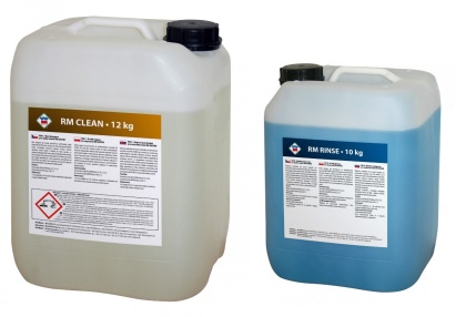 RM Gastro Zestaw płynów do zmywarki - myjący 12 kg i nabłyszczający 10 kg