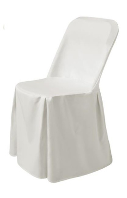 Pokrowiec na krzesło Excellent - biały | HENDI