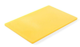 Deska do krojenia 45x30 cm żółta | Hendi