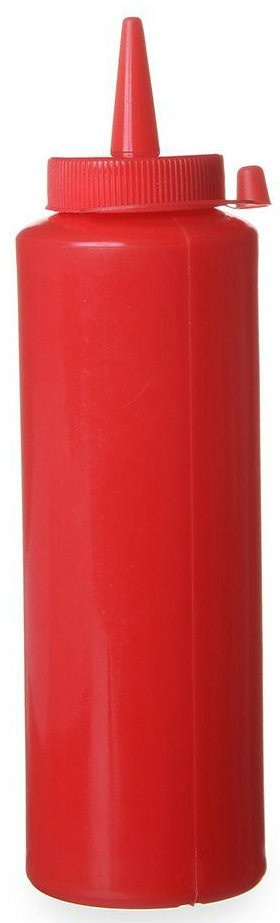 Dyspenser butelka do sosów 0.2L czerwona Hendi 558010