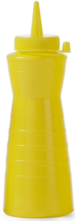 Butelka do zimnych sosów 0,6l żółty | HENDI