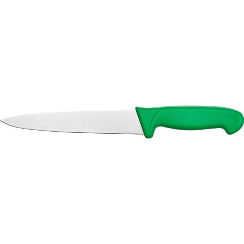 Nóż do krojenia, ostrze 18 cm, zielony | Stalgast