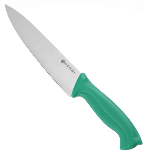 Nóż do warzyw ostrze 18 cm zielony HACCP | Hendi