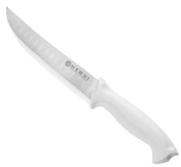 Nóż do pieczywa ostrze 13 cm biały HACCP | Hendi