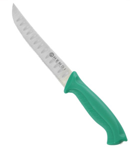 Nóż do warzyw ostrze 13 cm zielony HACCP | Hendi