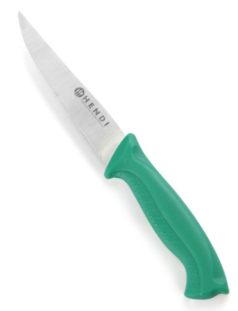 Nóż Do Warzyw Ostrze 10 cm Zielony Haccp Hendi