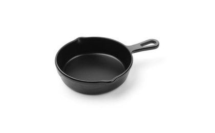 Rondelek czarny mini okrągły melamina do serwowania 162x121 mm Hendi 564509