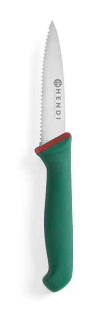 Nóż do obierania ząbkowany Green Line 10/20.5 cm | Hendi 843352