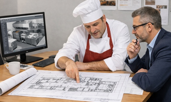 Projekt technologiczny pizzerii 2026 - jak zaprojektować kuchnię, która działa w szczycie