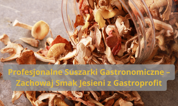 Suszarki Gastronomiczne z Gastroprofit – Najlepsze Dehydratory do Grzybów i Owoców na Jesień